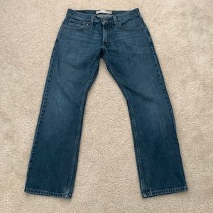 Levi's 514 slim straight dark wash jean